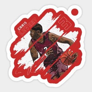 Caris LeVert Cleveland Stripes Sticker